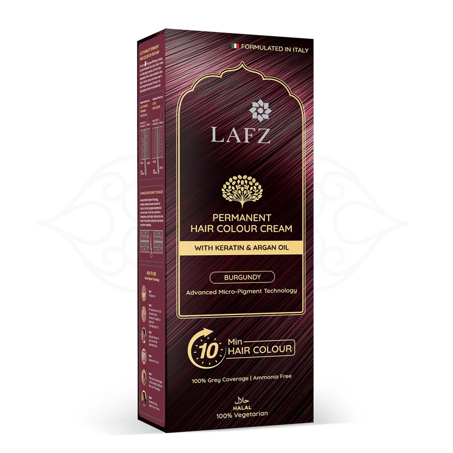 Burgundy - 10 min Halal Hair Colour